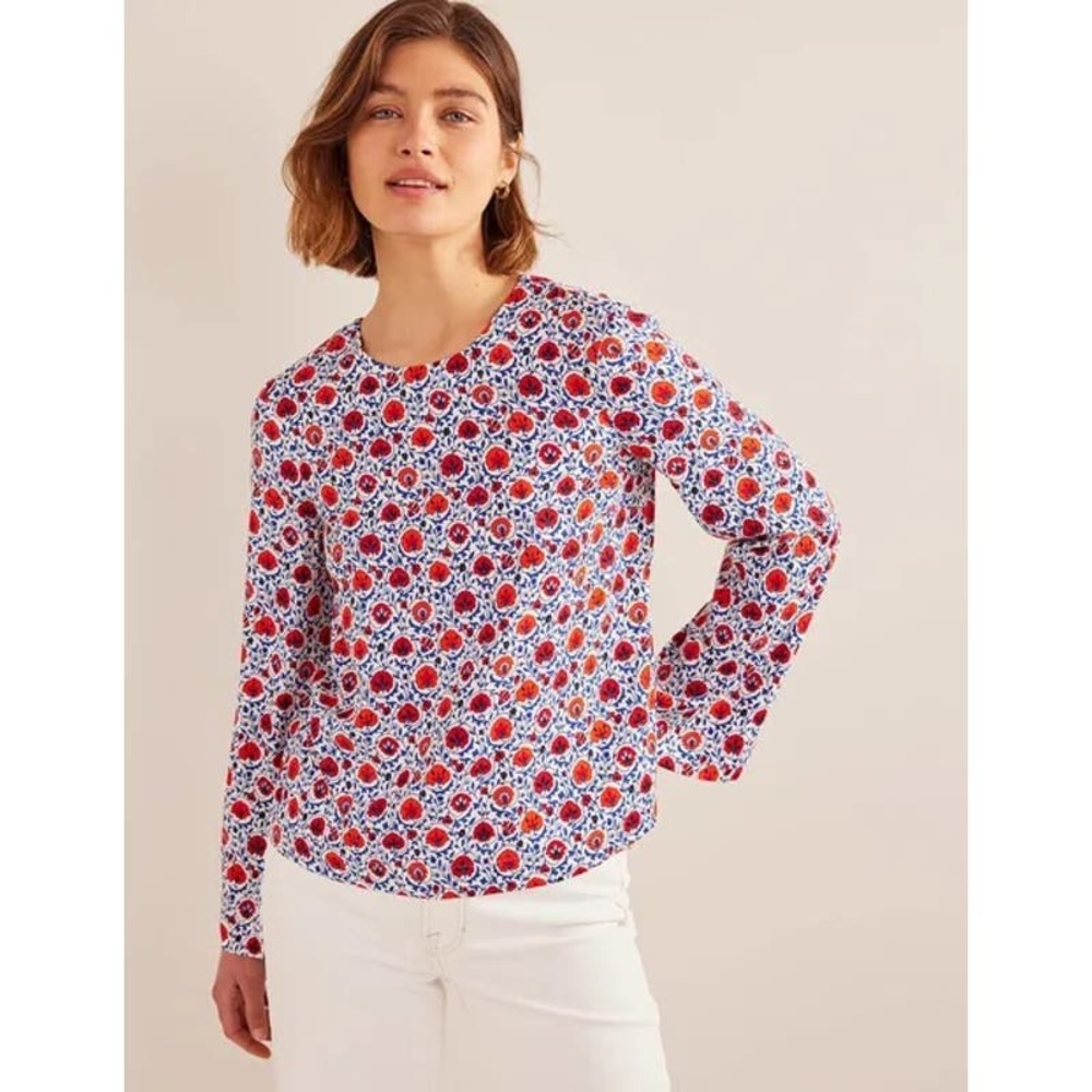 Boden Women's Floral Blouse